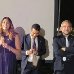 Da sinistra, Carolina Ruta, Leonardo Giorgi, Stefano Pampaloni