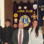 Da sinistra: Presidente Lions Club Livorno Host Duccio Cecchetti - Simone Parigi - Sindaco di Livorno Filippo Nogarin - Giorgia Pietrini - Valentina Orsini