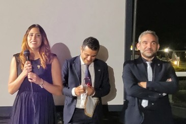 Da sinistra, Carolina Ruta, Leonardo Giorgi, Stefano Pampaloni